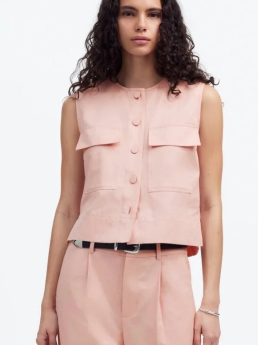 Madewell Pink Vest and Pant Set! Worn once